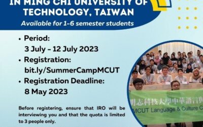 2023 Summer Camp in Ming Chi University of Technology, Taiwan