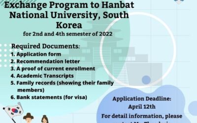 Exchange Program to Hanbat National University, South Korea