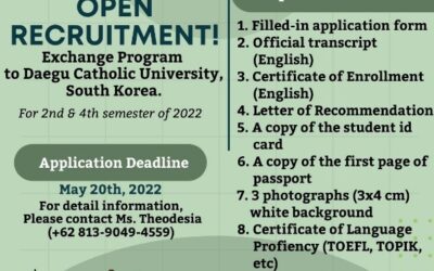 Exchange Program to Daegu Catholic University, South Korea