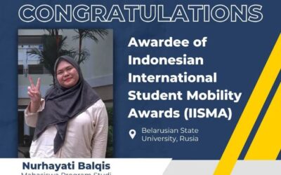 The Departure of English Education Student, Nurhayati Balqis, for the 2024 Indonesian International Student Mobility Awards (IISMA) Program to Belarusian State University.
